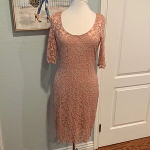 Belle Badgley Mischka Lace Cocktail Dress • Sz 12 • NWT!